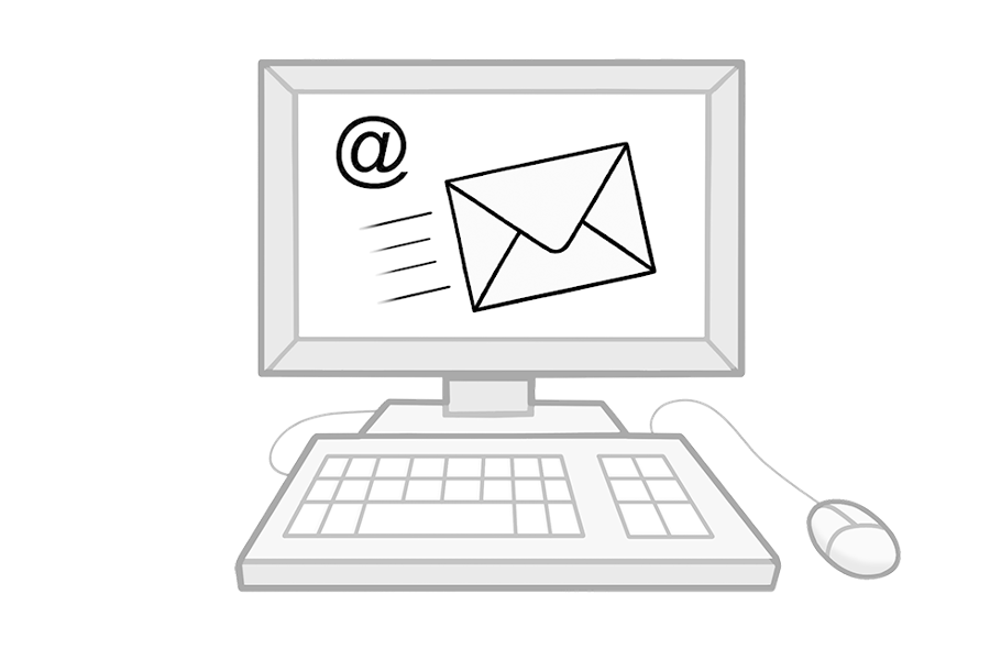 E-Mail - das spricht man I-mäl - (Quelle:Lebenshilfe für Menschen mit geistiger Behinderung Bremen e.V., Illustrator Stefan Albers, Atelier Fleetinsel, 2013) E-Mail - das spricht man I-mäl - (Quelle:Lebenshilfe für Menschen mit geistiger Behinderung Bremen e.V., Illustrator Stefan Albers, Atelier Fleetinsel, 2013)